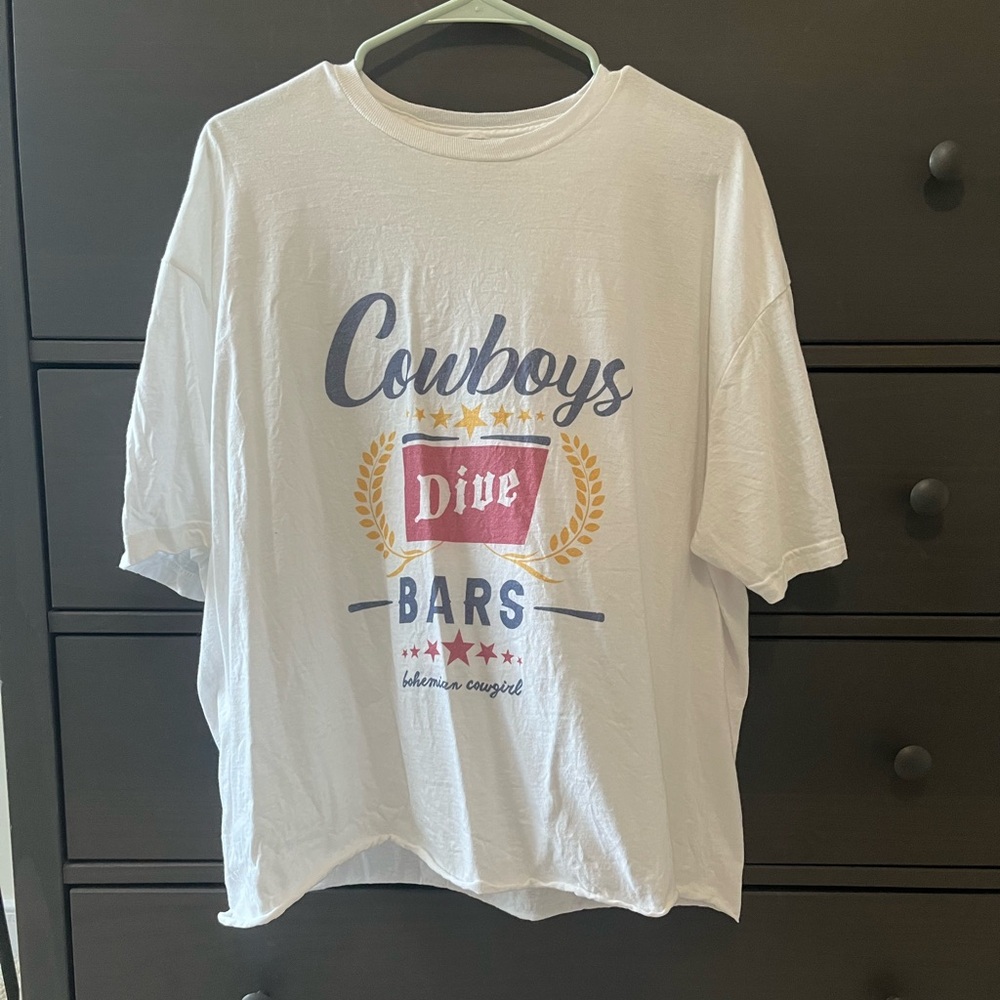 Boot Barn Cowboys Dive Bars White T-Shirt